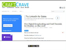 Tablet Screenshot of craftcrave.com